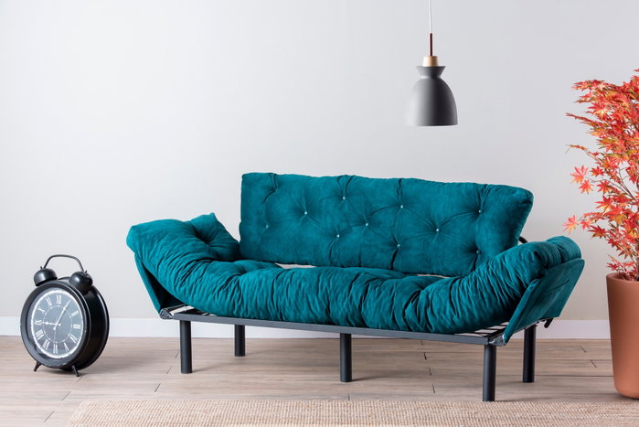 Atelier Del Sofa Nitta Triple - Verde petróleo Atelier Del Sofa Nitta Triple - Verde petróleo